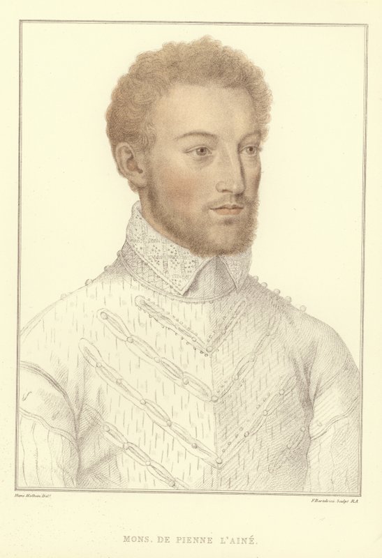 Monsieur de Pienne The Aine（aquatint） 作者 小汉斯·霍尔拜因