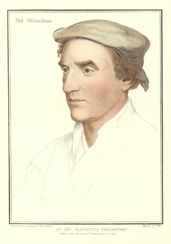 Philipp Melanchthon（aquatint） 作者 小汉斯·霍尔拜因