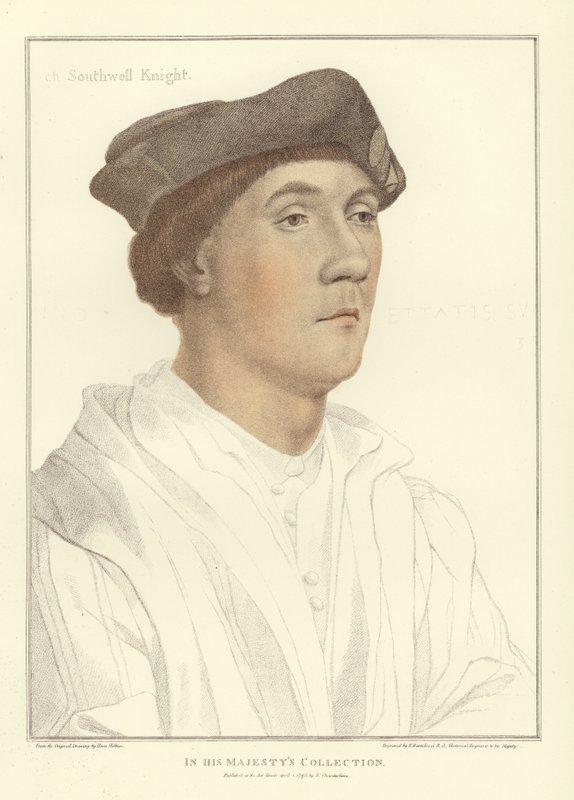 Richard Southwell爵士（aquatint） 作者 小汉斯·霍尔拜因