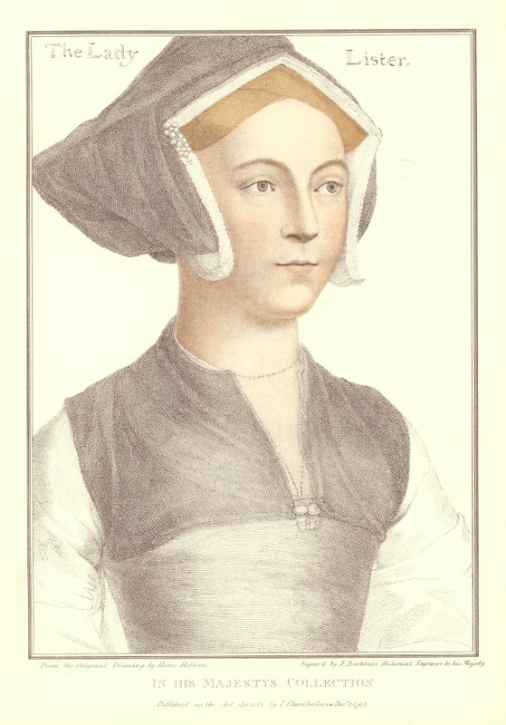 Lady Lister（aquatint） 作者 小汉斯·霍尔拜因