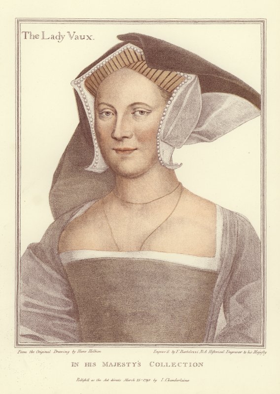 Lady Vaux（aquatint） 作者 小汉斯·霍尔拜因