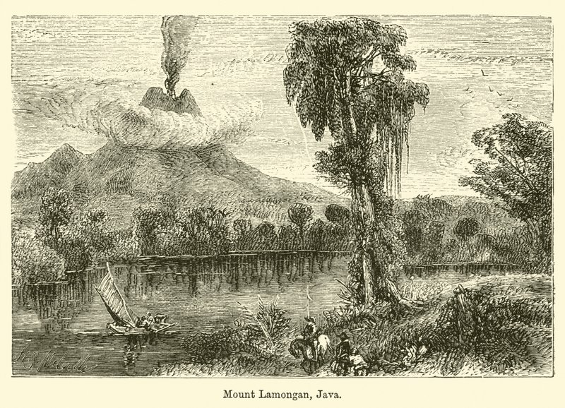 Mount Lamongan，Java 作者 哈登·西德尼·梅尔维尔