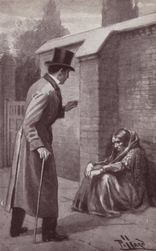 Illustration for The Mystery Of Edwin Drood by Charles Dickens (litho) 作者 哈罗德·休姆·皮法德