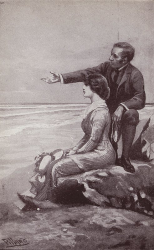 Illustration for The Mystery Of Edwin Drood by Charles Dickens (litho) 作者 哈罗德·休姆·皮法德