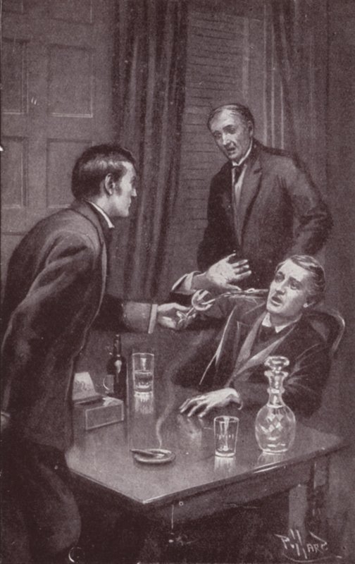 查尔斯·狄更斯（Charles Dickens）的《埃德温·德鲁德之谜》插图（石版画） 作者 哈罗德·休姆·皮法德