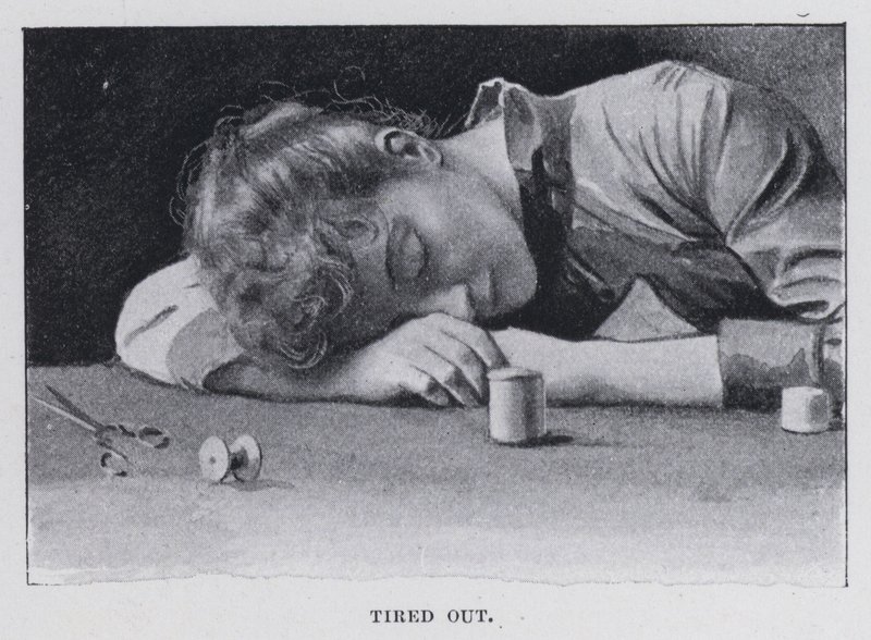 Tired out (b/w photo) 作者 哈罗德·休姆·皮法德