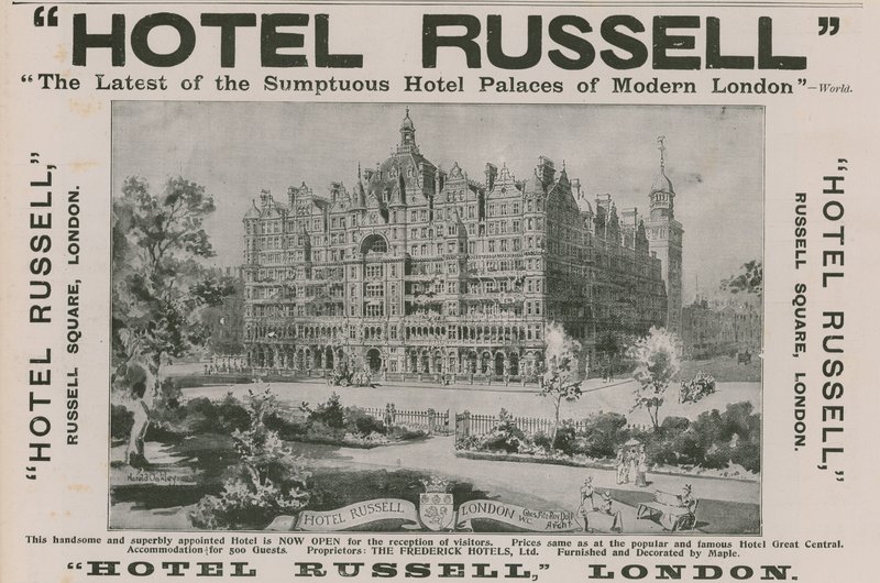 Hotel Russell，罗素广场，伦敦 作者 哈罗德·奥克利