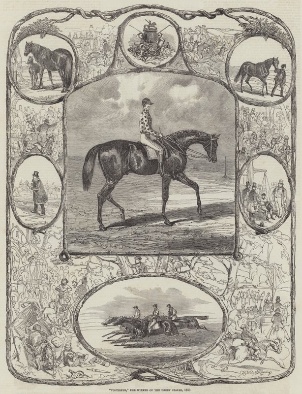 Voltigeur，1850年德比锦标赛的冠军 作者 哈里森·威廉·威尔
