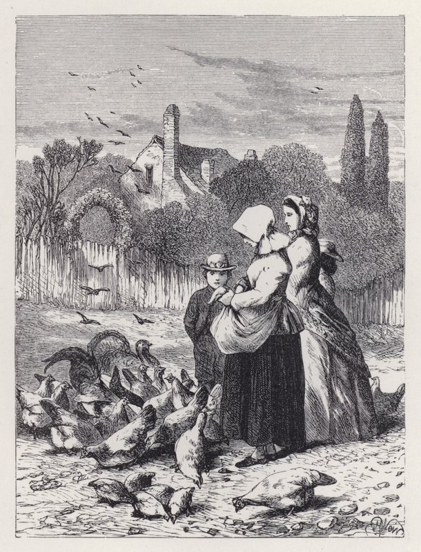 The Poultry Yard (engraving) 作者 哈里森·威廉·威尔
