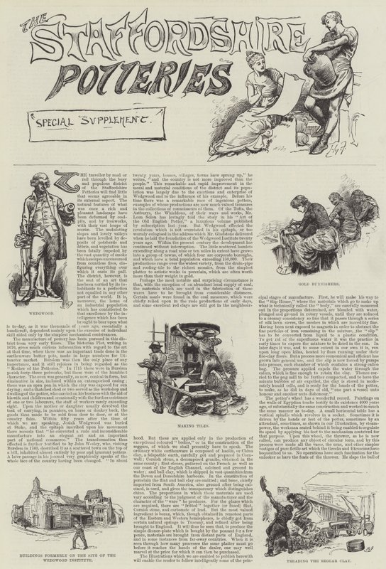 斯塔福德郡的陶器 作者 哈里·弗尼斯（Harry Furniss）