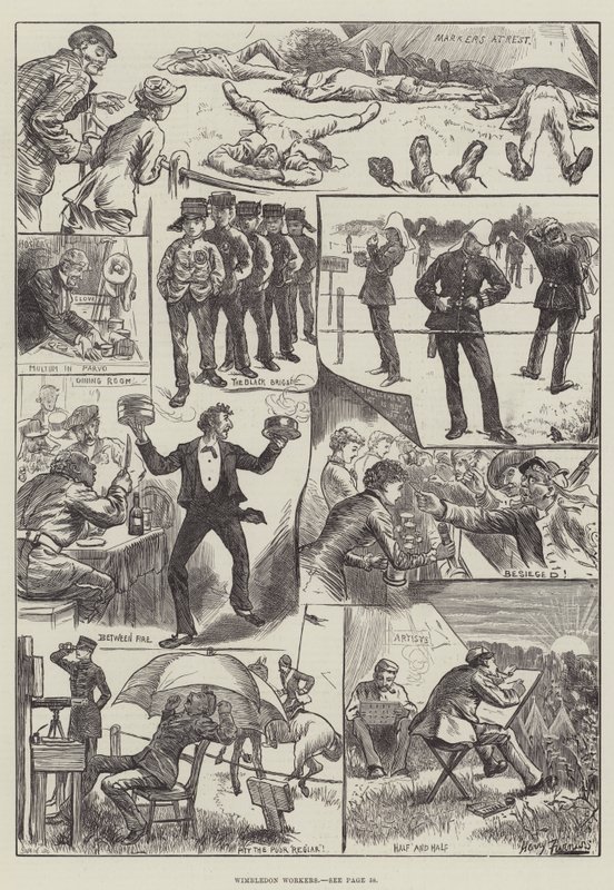 温布尔登工人 作者 哈里·弗尼斯（Harry Furniss）