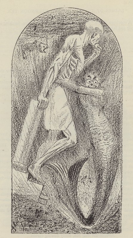 巴黎灰泥的审判（版画） 作者 哈里（后）弗尼斯（Furniss）