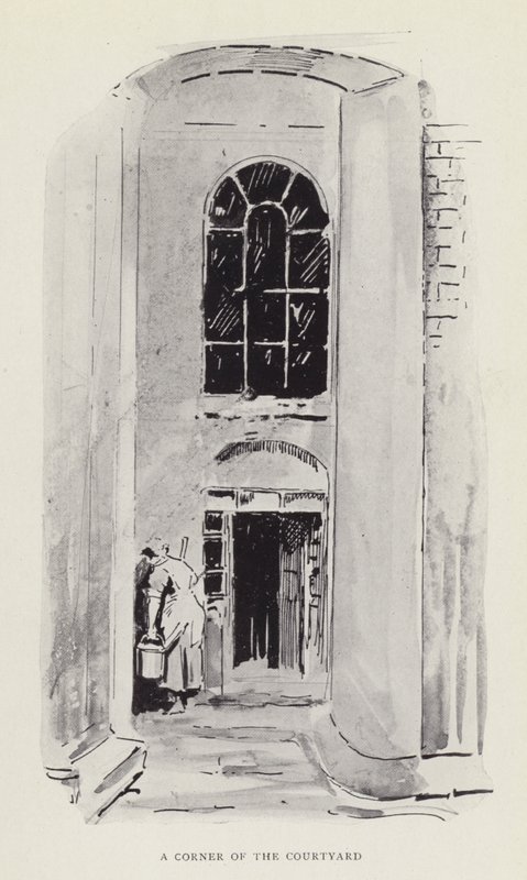 庭院的一角 作者 哈里·弗尼斯（Harry Furniss）