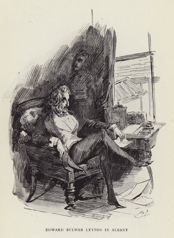 奥尔巴尼的Edward Bulwer Lytton 作者 哈里·弗尼斯（Harry Furniss）