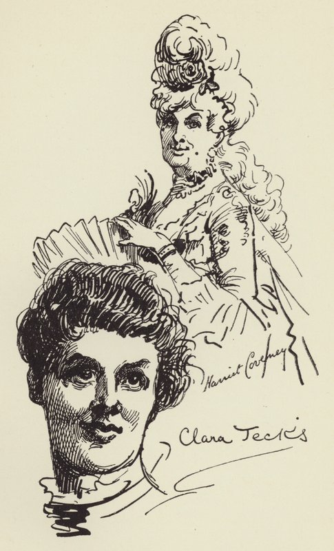 Harriet Coveney和Clara Jecks 作者 哈里·弗尼斯（Harry Furniss）