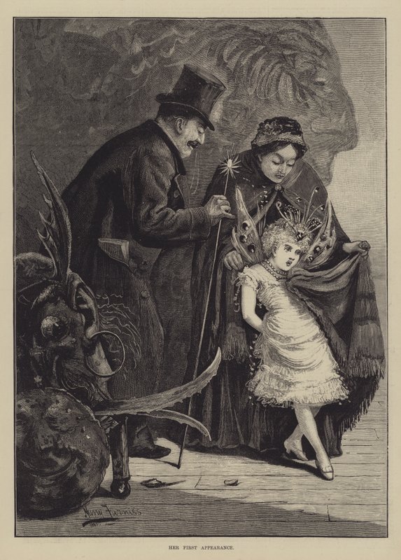 她的第一次出场 作者 哈里·弗尼斯（Harry Furniss）