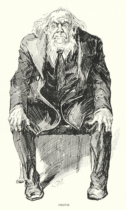 Illustration for Great Expectations by Charles Dickens (litho) 作者 哈里·弗尼斯（Harry Furniss）