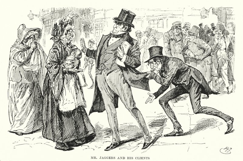 查尔斯·狄更斯（Charles Dickens）的《远大前程》插图（石版画） 作者 哈里·弗尼斯（Harry Furniss）