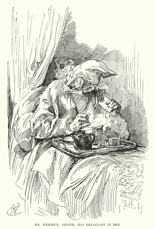 查尔斯·狄更斯（Charles Dickens）的《远大前程》插图（石版画） 作者 哈里·弗尼斯（Harry Furniss）