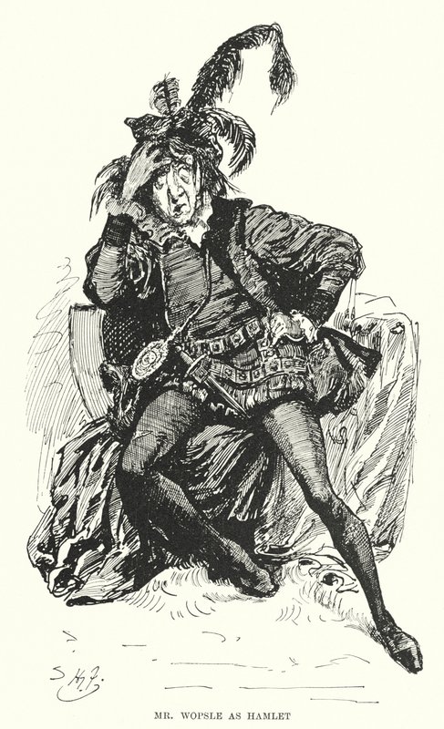查尔斯·狄更斯（Charles Dickens）的《远大前程》插图（石版画） 作者 哈里·弗尼斯（Harry Furniss）