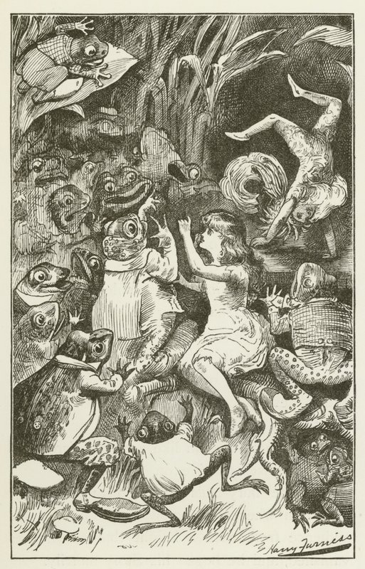 刘易斯卡罗尔的西尔维和布鲁诺的插图 作者 哈里·弗尼斯（Harry Furniss）