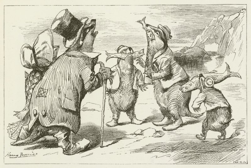 刘易斯卡罗尔的西尔维和布鲁诺的插图 作者 哈里·弗尼斯（Harry Furniss）