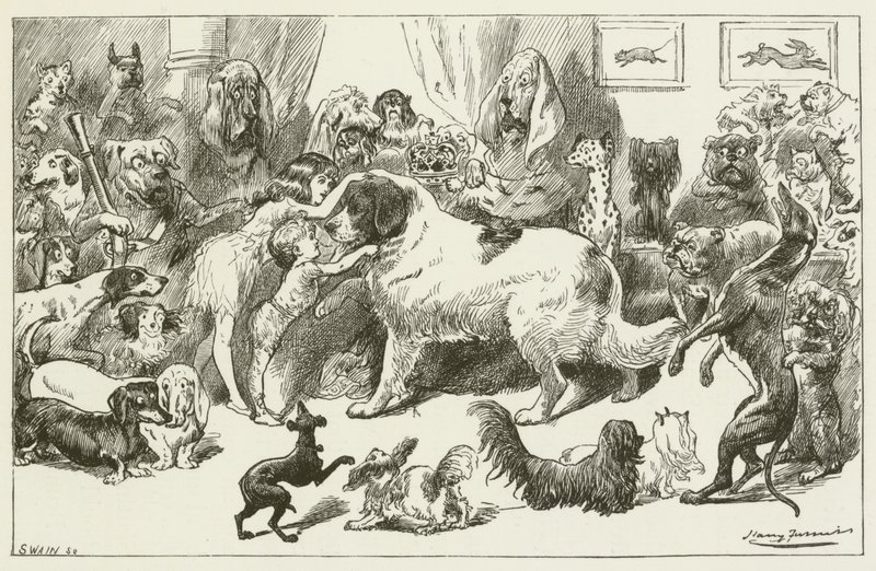 刘易斯卡罗尔的西尔维和布鲁诺的插图 作者 哈里·弗尼斯（Harry Furniss）