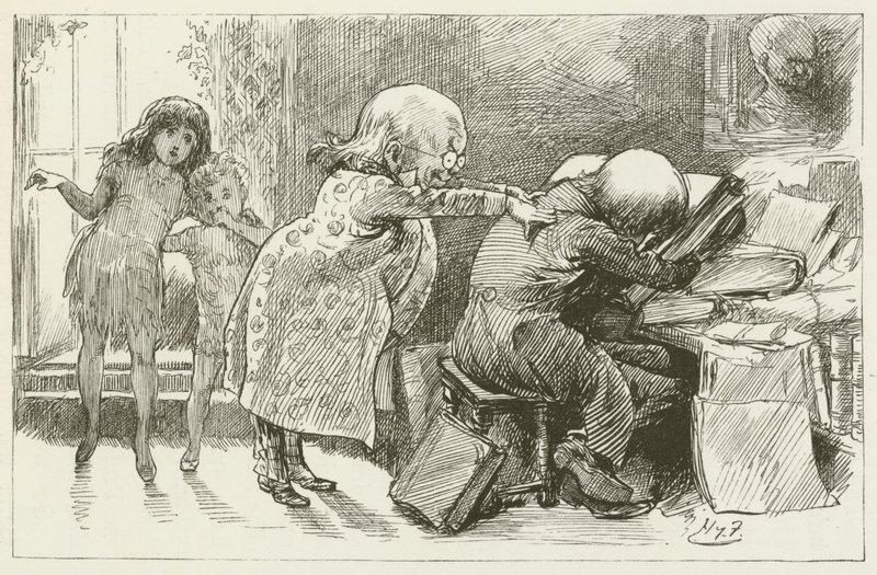 刘易斯卡罗尔的西尔维和布鲁诺的插图 作者 哈里·弗尼斯（Harry Furniss）