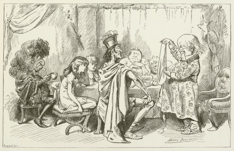 刘易斯卡罗尔的西尔维和布鲁诺的插图 作者 哈里·弗尼斯（Harry Furniss）
