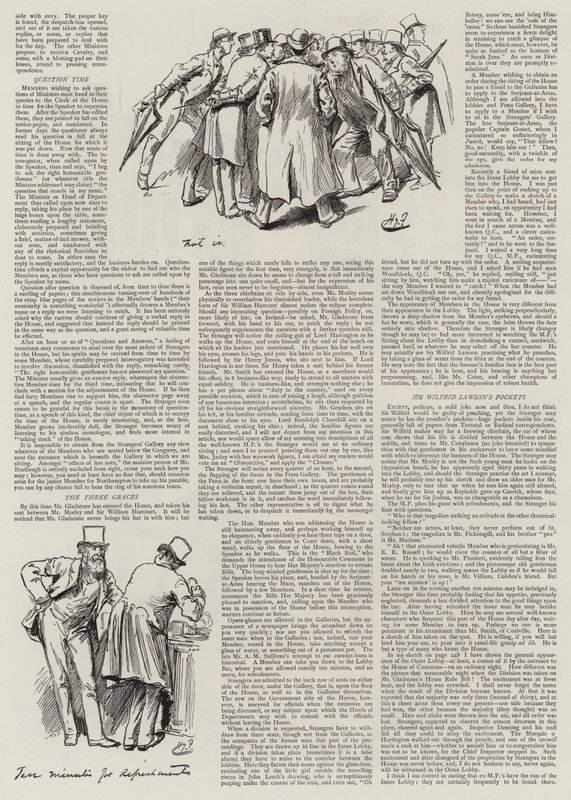 生活在议会，陌生人在众议院 作者 哈里·弗尼斯（Harry Furniss）