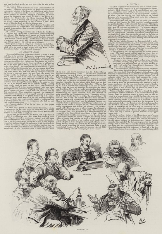 生活在议会，陌生人在众议院 作者 哈里·弗尼斯（Harry Furniss）