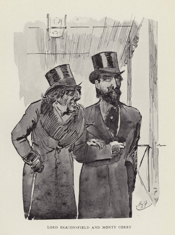 比肯斯菲尔德勋爵和蒙蒂科里 作者 哈里·弗尼斯（Harry Furniss）