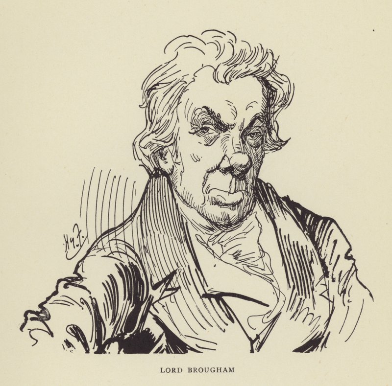 Brougham勋爵 作者 哈里·弗尼斯（Harry Furniss）