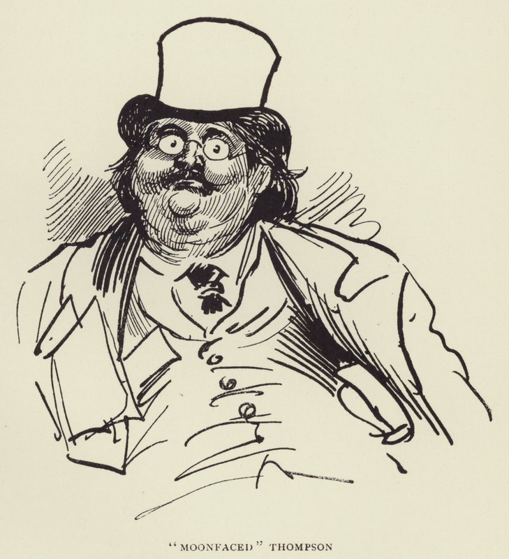Moonfaced Thompson 作者 哈里·弗尼斯（Harry Furniss）