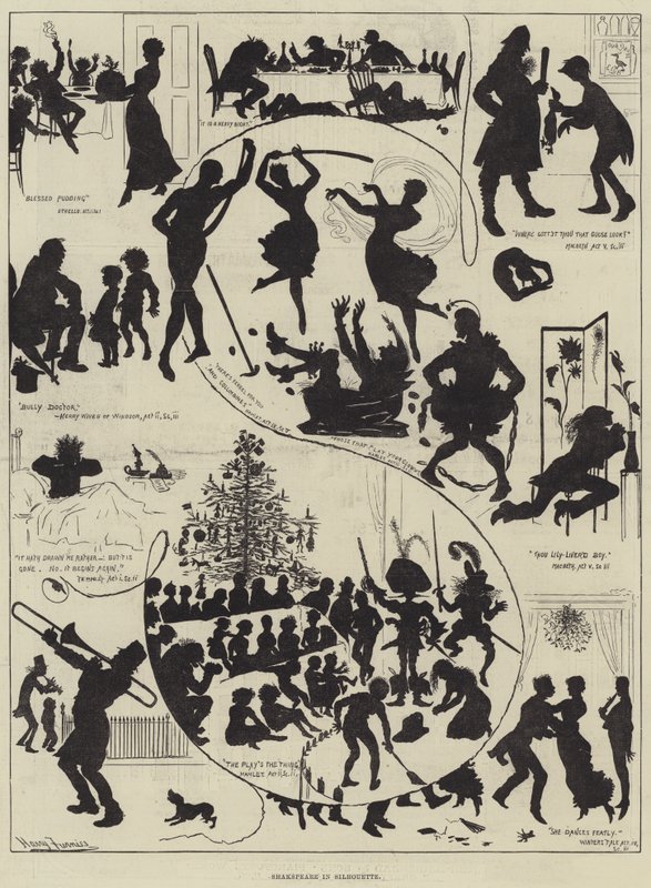 Shakspeare在剪影 作者 哈里·弗尼斯（Harry Furniss）