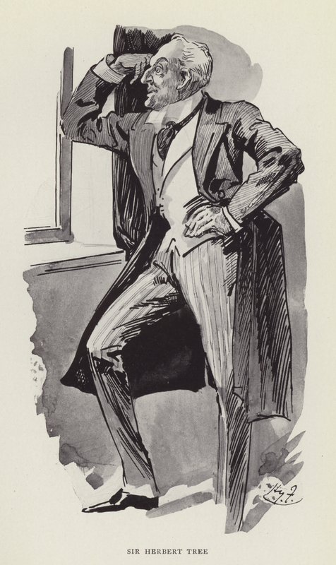 赫伯特树爵士 作者 哈里·弗尼斯（Harry Furniss）