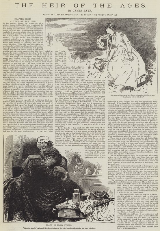 詹姆斯佩恩的“历代的继承人” 作者 哈里·弗尼斯（Harry Furniss）