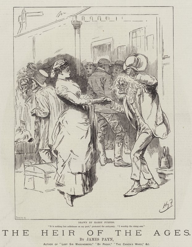 詹姆斯佩恩的“历代的继承人” 作者 哈里·弗尼斯（Harry Furniss）