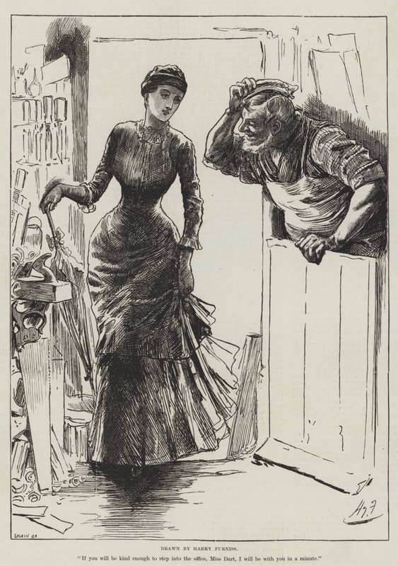 詹姆斯佩恩的“历代的继承人” 作者 哈里·弗尼斯（Harry Furniss）