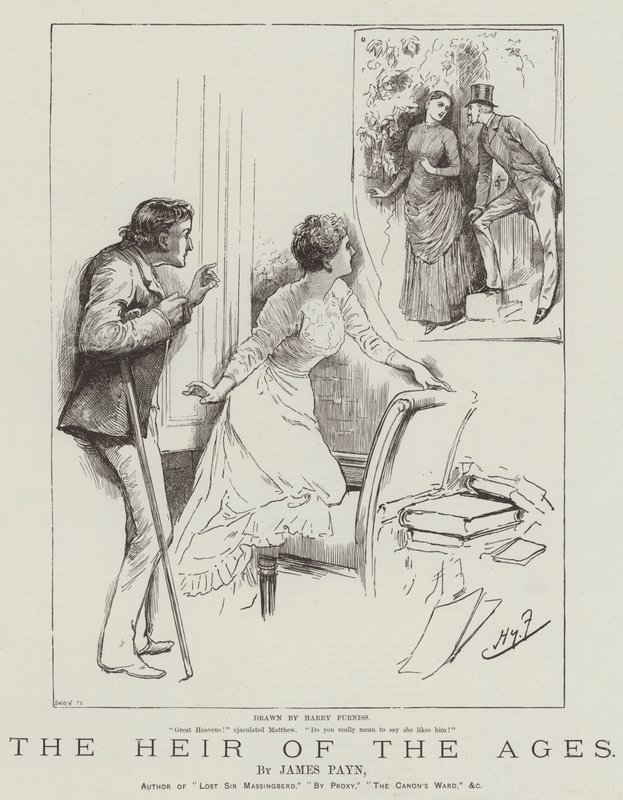 詹姆斯佩恩的“历代的继承人” 作者 哈里·弗尼斯（Harry Furniss）