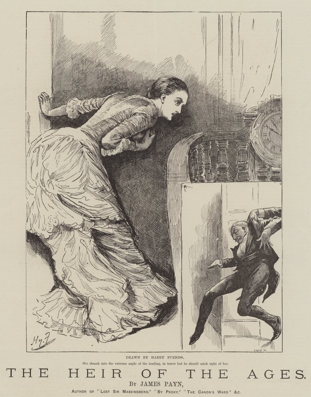 詹姆斯佩恩的“历代的继承人” 作者 哈里·弗尼斯（Harry Furniss）