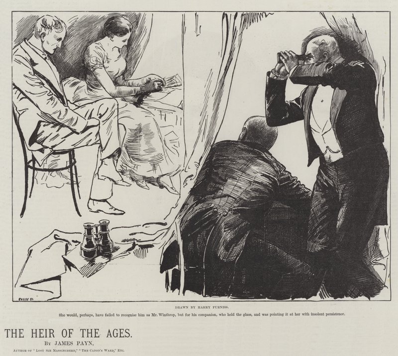詹姆斯佩恩的“历代的继承人” 作者 哈里·弗尼斯（Harry Furniss）