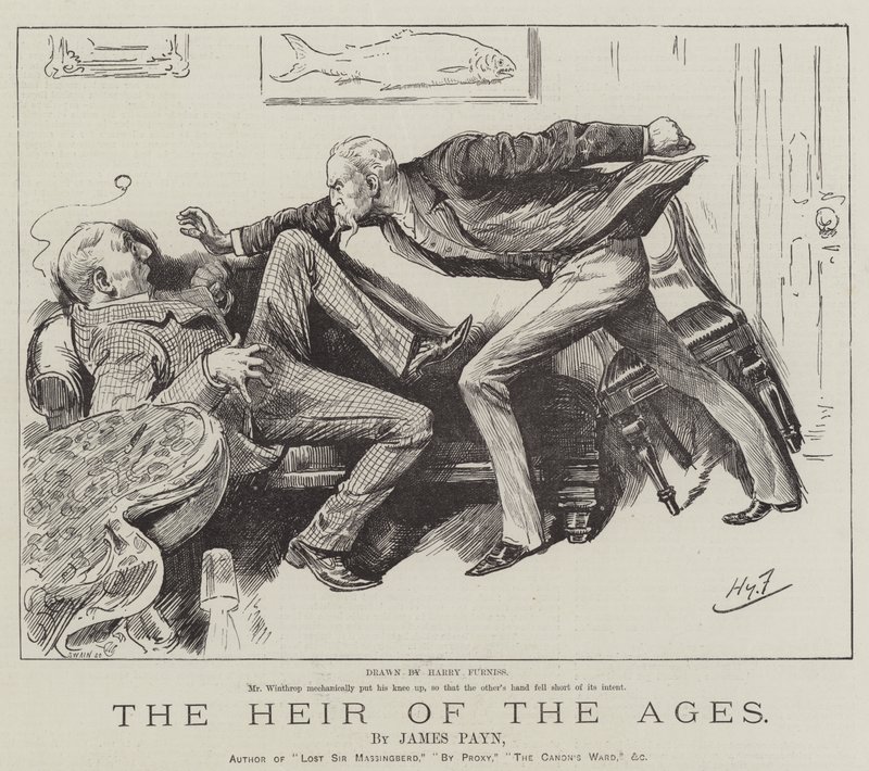 詹姆斯佩恩的“历代的继承人” 作者 哈里·弗尼斯（Harry Furniss）