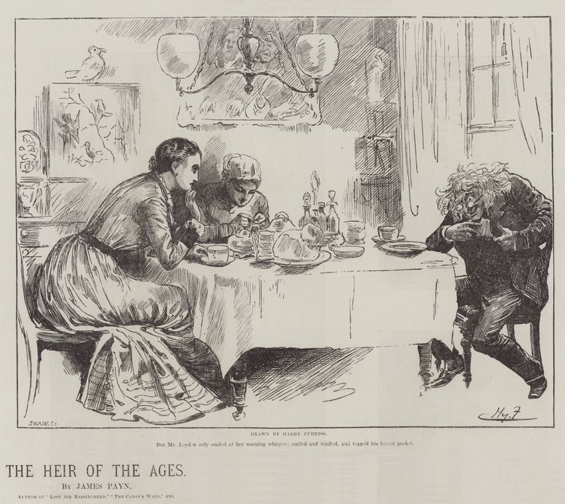 詹姆斯佩恩的“历代的继承人” 作者 哈里·弗尼斯（Harry Furniss）