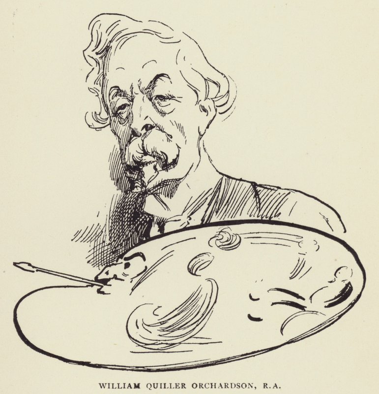 威廉奎勒Orchardson，RA 作者 哈里·弗尼斯（Harry Furniss）