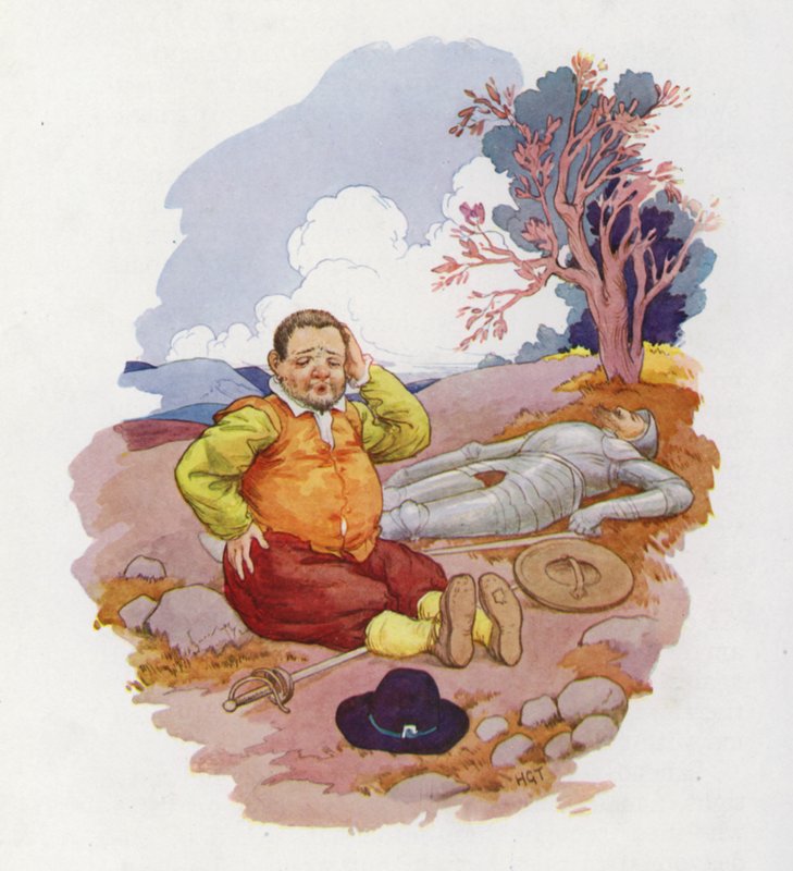 堂吉诃德》插图（彩色石版画） 作者 哈里·乔治·西克