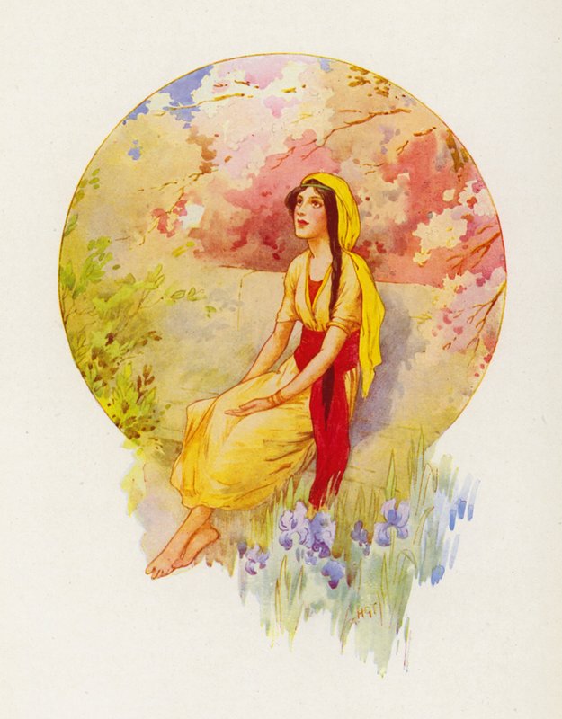 睚鲁的女儿（彩色石版画） 作者 哈里·乔治·西克