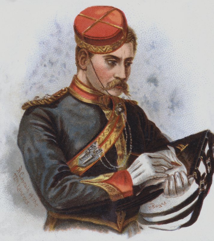 A Captain of the 12th Lancers (chromolitho) 作者 哈里·佩恩