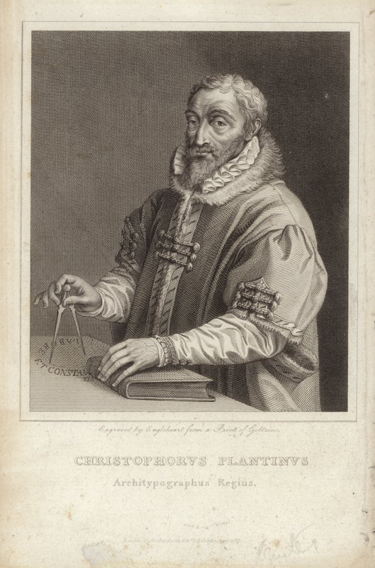 Christophe Plantin 作者 亨德里克·古尔齐乌斯（Hendrik Goltzius）
