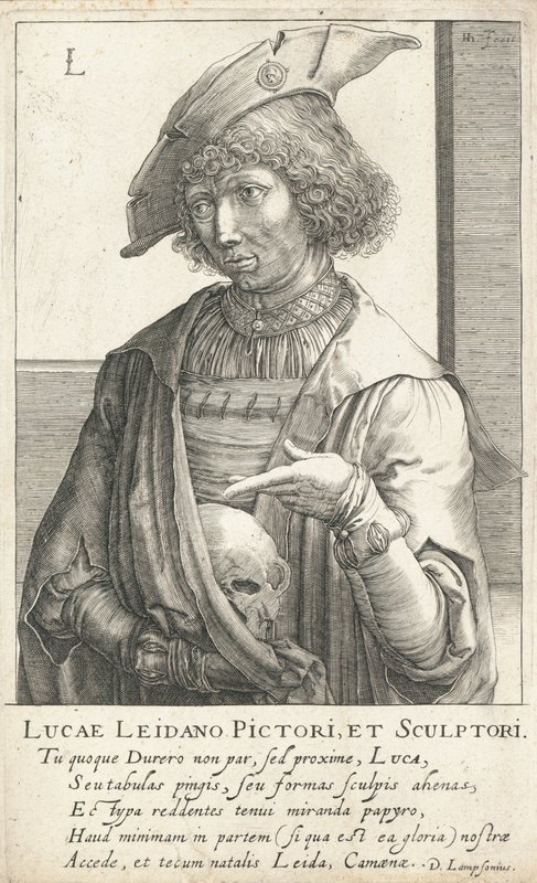 Lucas van Leyden，荷兰雕刻家和画家 作者 亨德里克·洪都斯
